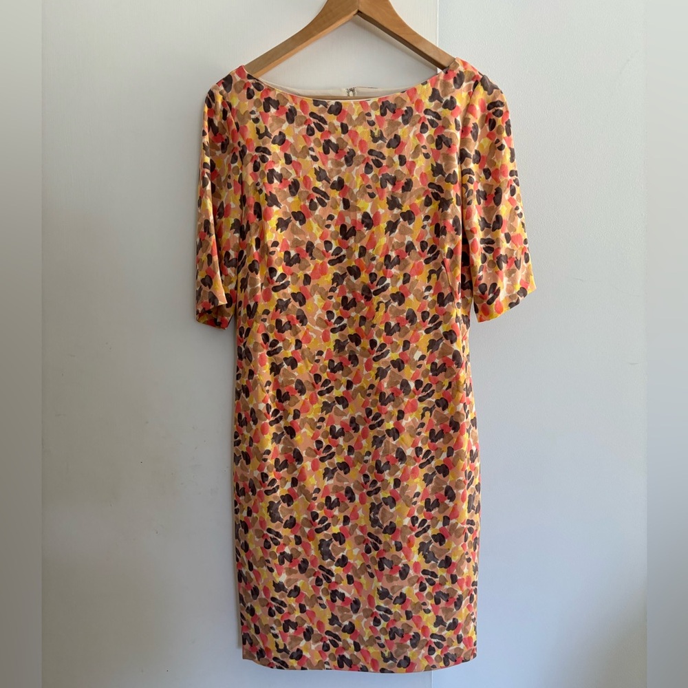 LK Bennett Silk Dress with elbow length sleeves UK10/US6